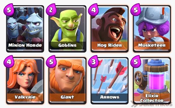 Battle Deck Valkyrie Clash Royale 18