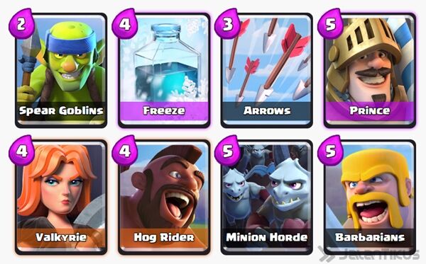 Battle Deck Valkyrie Clash Royale 19