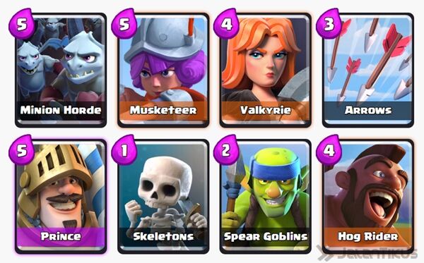 Battle Deck Valkyrie Clash Royale 21