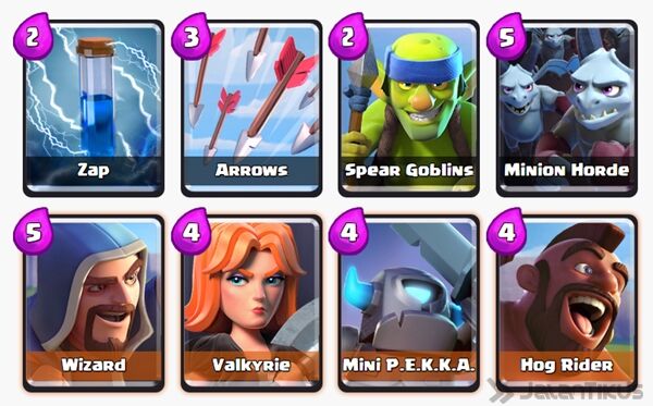 Battle Deck Valkyrie Clash Royale 22