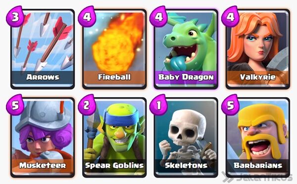 Battle Deck Valkyrie Clash Royale 23