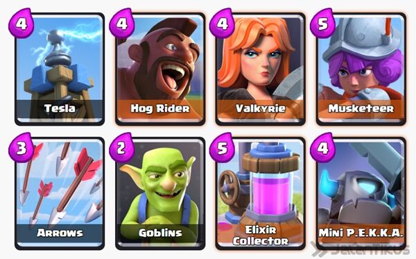 Battle Deck Valkyrie Clash Royale 24