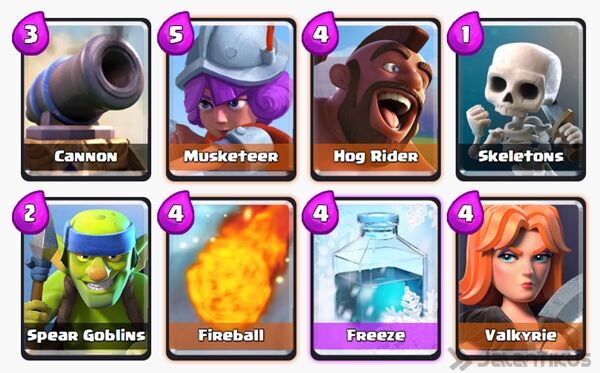 Battle Deck Valkyrie Clash Royale 25