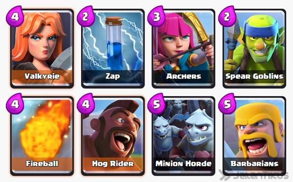 Battle Deck Valkyrie Clash Royale 27