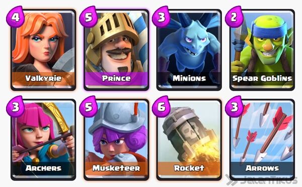 Battle Deck Valkyrie Clash Royale 28