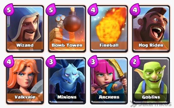 Battle Deck Valkyrie Clash Royale 29