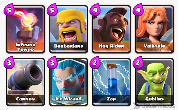 Battle Deck Valkyrie Clash Royale 30