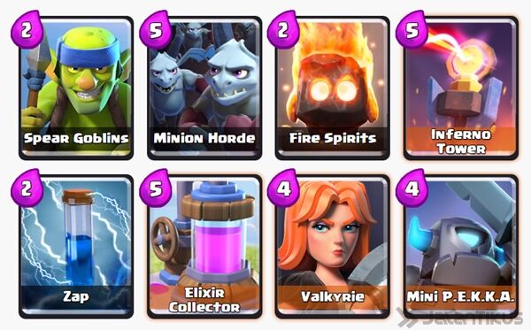 Battle Deck Valkyrie Clash Royale 7