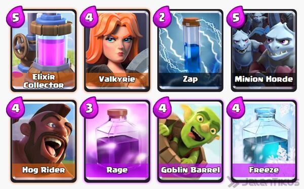 Battle Deck Goblin Barrel Clash Royale 14