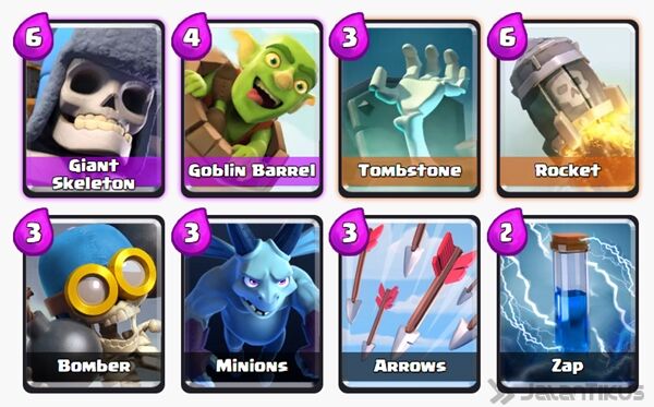 Battle Deck Goblin Barrel Clash Royale 2