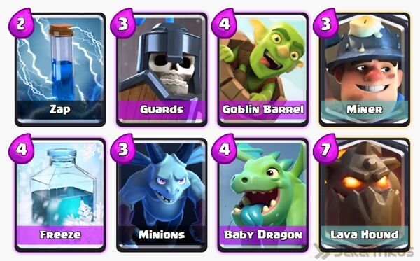 Battle Deck Goblin Barrel Clash Royale 3