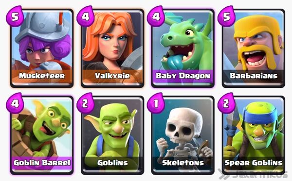 Battle Deck Goblin Barrel Clash Royale 8