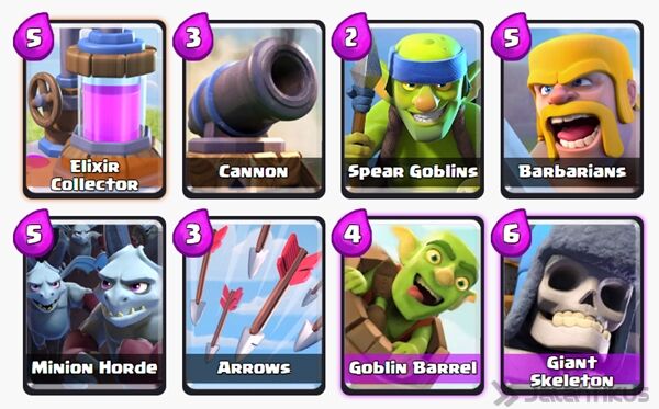 Battle Deck Goblin Barrel Clash Royale 9