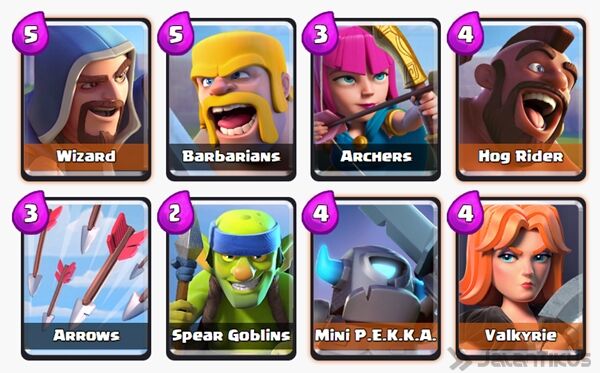 Battle Deck Archers Clash Royale 15