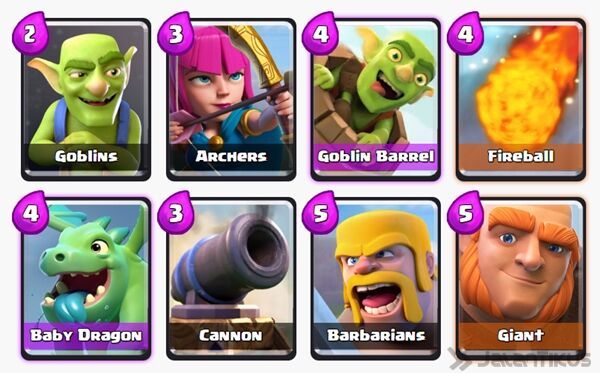 Battle Deck Archers Clash Royale 19