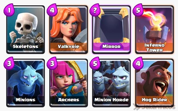 Battle Deck Archers Clash Royale 24