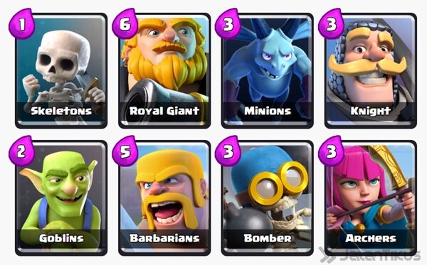 Battle Deck Archers Clash Royale 25