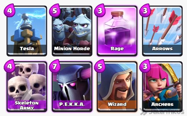 Battle Deck Wizard Clash Royale 18