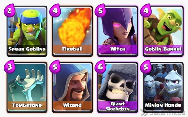 Battle Deck Wizard Clash Royale 28