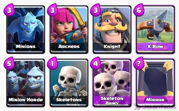 Battle Deck Skeleton Army Clash Royale 16