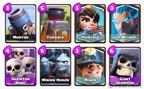 Battle Deck Skeleton Army Clash Royale 21