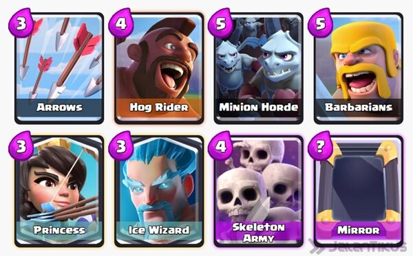 Battle Deck Skeleton Army Clash Royale 23