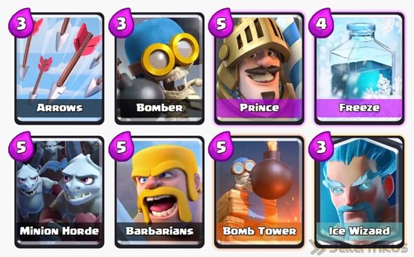 Battle Deck Barbarians Clash Royale 20