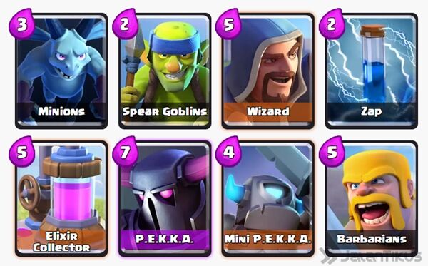 Battle Deck Barbarians Clash Royale 27