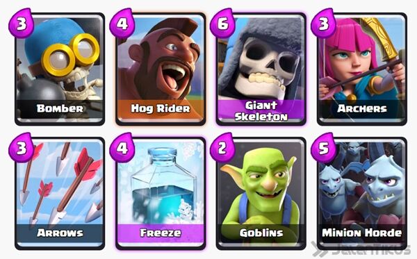 Battle Deck Minion Horde Clash Royale 11