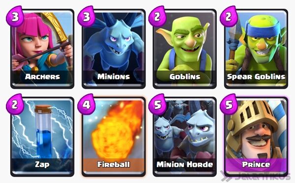 Battle Deck Minion Horde Clash Royale 13