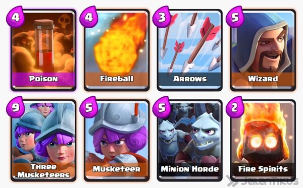 Battle Deck Minion Horde Clash Royale 25