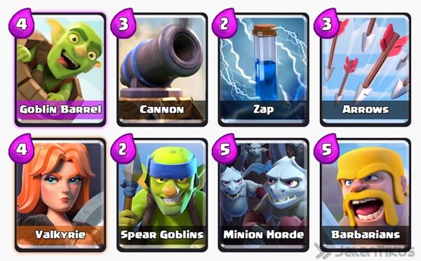 Battle Deck Minion Horde Clash Royale 5
