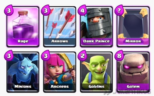 Kombinasi Battle Deck Golem Terbaik 18