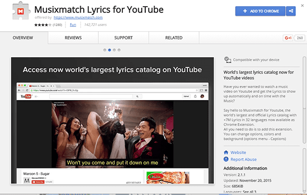 Cara Menampilkan Lirik Di Youtube 3
