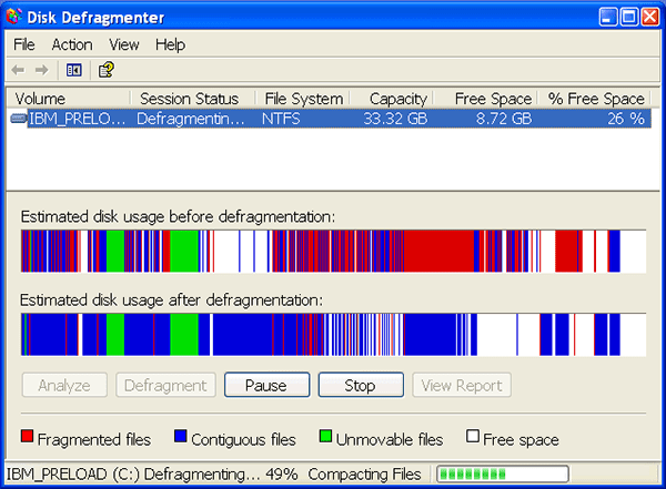 Windows Defrag