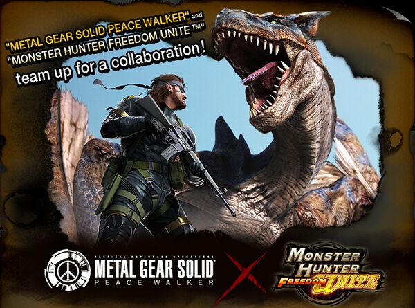 Logo Metal Gear Solid Peace Walker X MHFU 96947