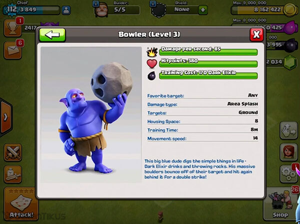 Bowler Clash Of Clans 3