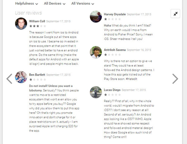 Aplikasi Apple Pertama Di Google Play 2