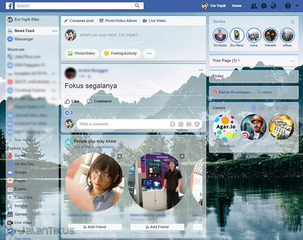 Cara Mengubah Tampilan Facebook Dengan Tema Keren Jalantikus