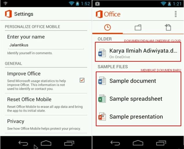 Microsoft Office Mobile Gratis Untuk Android 3