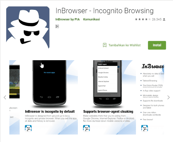InBrowser Incognito Browsing Aplikasi Di Google Play E6650