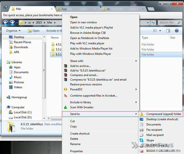 Cara Kompres File Tanpa Winrar Di Windows 2
