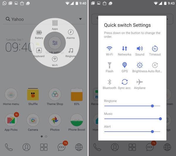 Line Launcher Android Sticker Theme 2