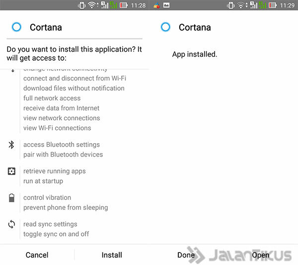 Install Cortana Di Android 1