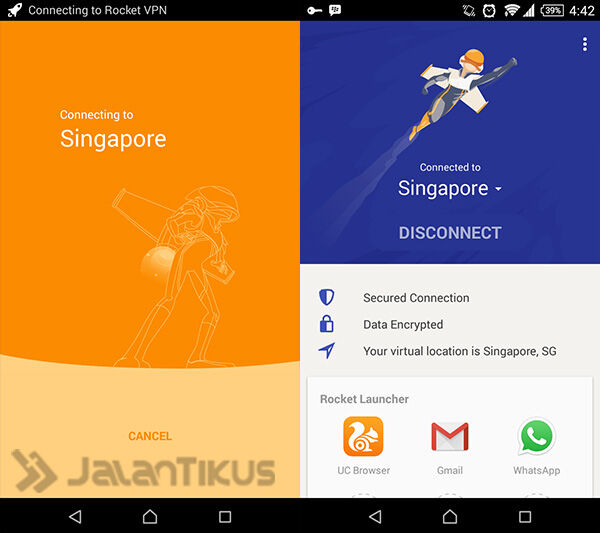 Cara Buka Situs Yang Diblokir Dengan Rocket VPN Di Android