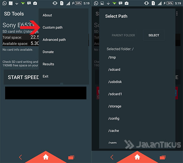 Mengetahui Kecepatan Kartu Memori 1