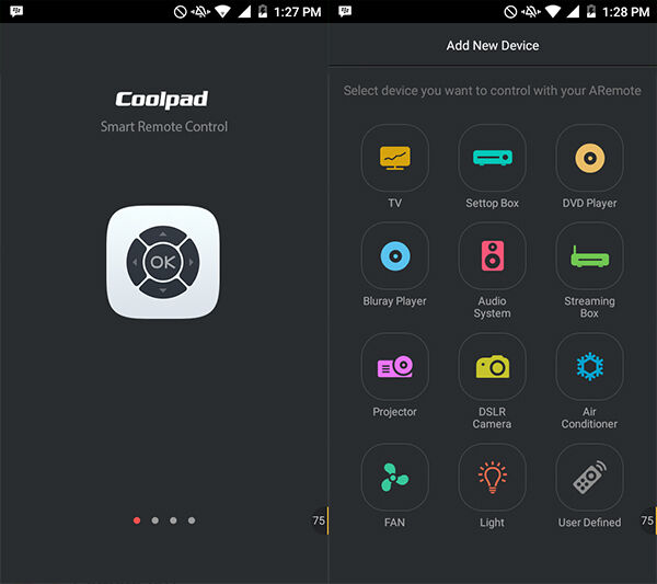 Coolpad Sky Mini Remote