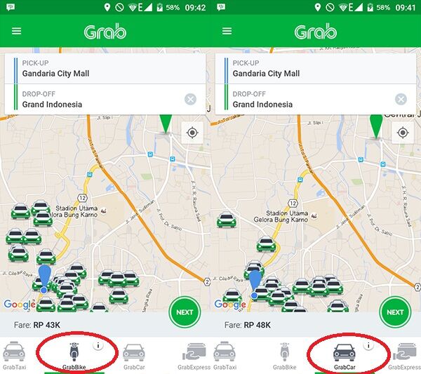 Gojek Vs Grabbike 4