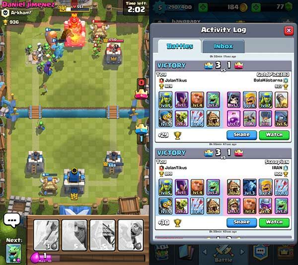 Cara Cepat Naik Level Clash Royale 2