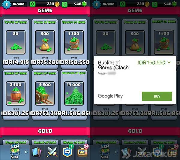 Cara Dapat 1200 Gems 62